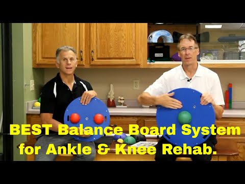 Best Balance Board System for Ankle &amp; Knee Rehab, Strength, Balance &amp; Proprioception.