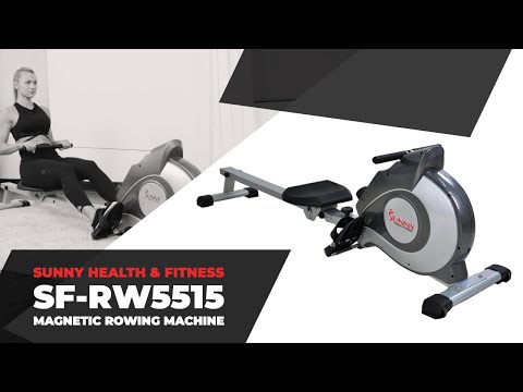 Sunny Health &amp; Fitness SF-RW5515 Magnetic Rowing Machine