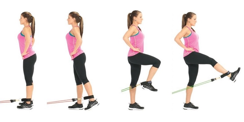 Long Resistance Tube Exercise Chart