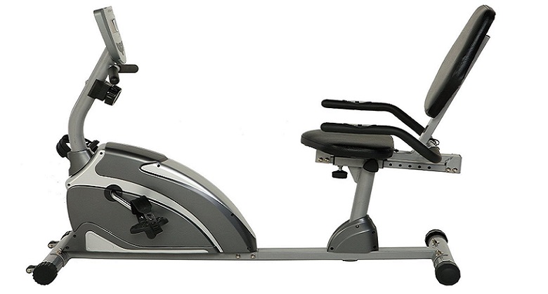 recumbent exercise bike with moving arms