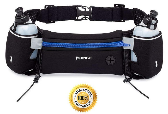 BRINGIT Running Hydration Belt with Water Bottles