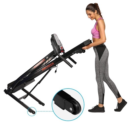 ANCHEER Folding Electric Treadmills