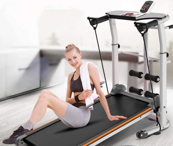 WEELOLOE Manual Treadmill